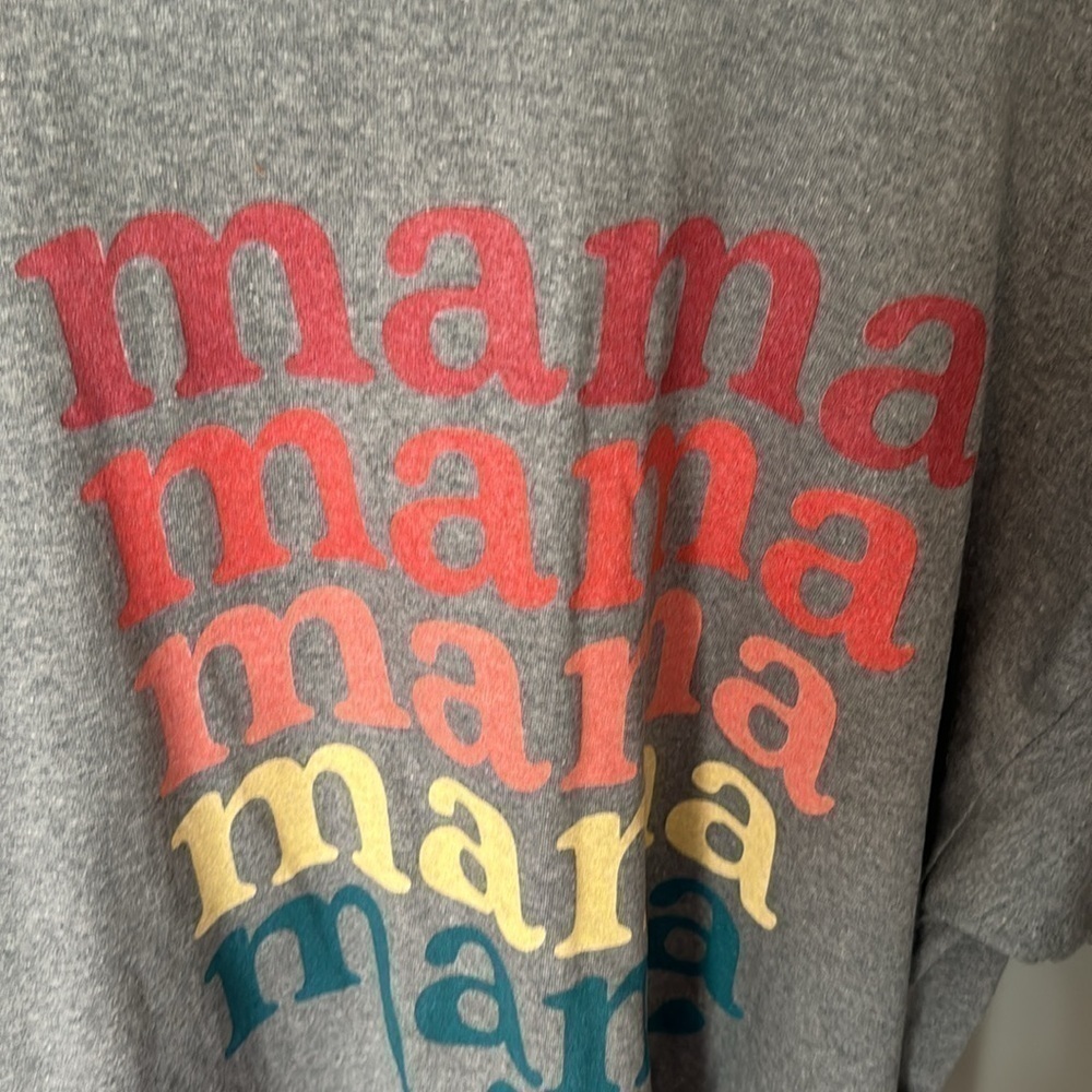 Mama retro t shirt - Picture 3 of 5